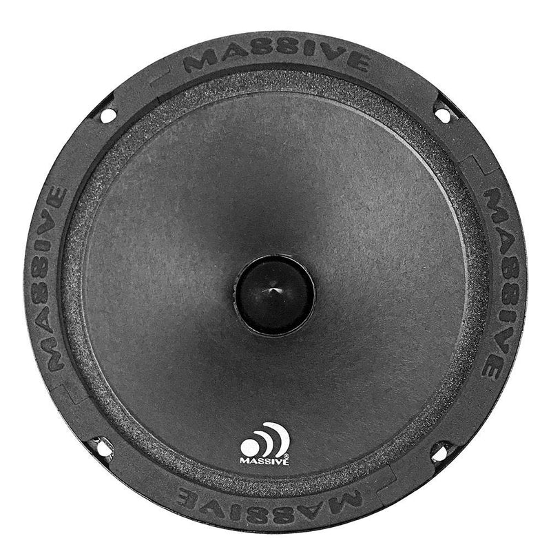 M6E Massive Audio – 6.5 Inch, 60w RMS / 120 Watts 8 Ohm Pro Audio Mid-Range Speaker (Higher SQ Freq.) for Cars, On-Stage and DJ's. Sold Individually