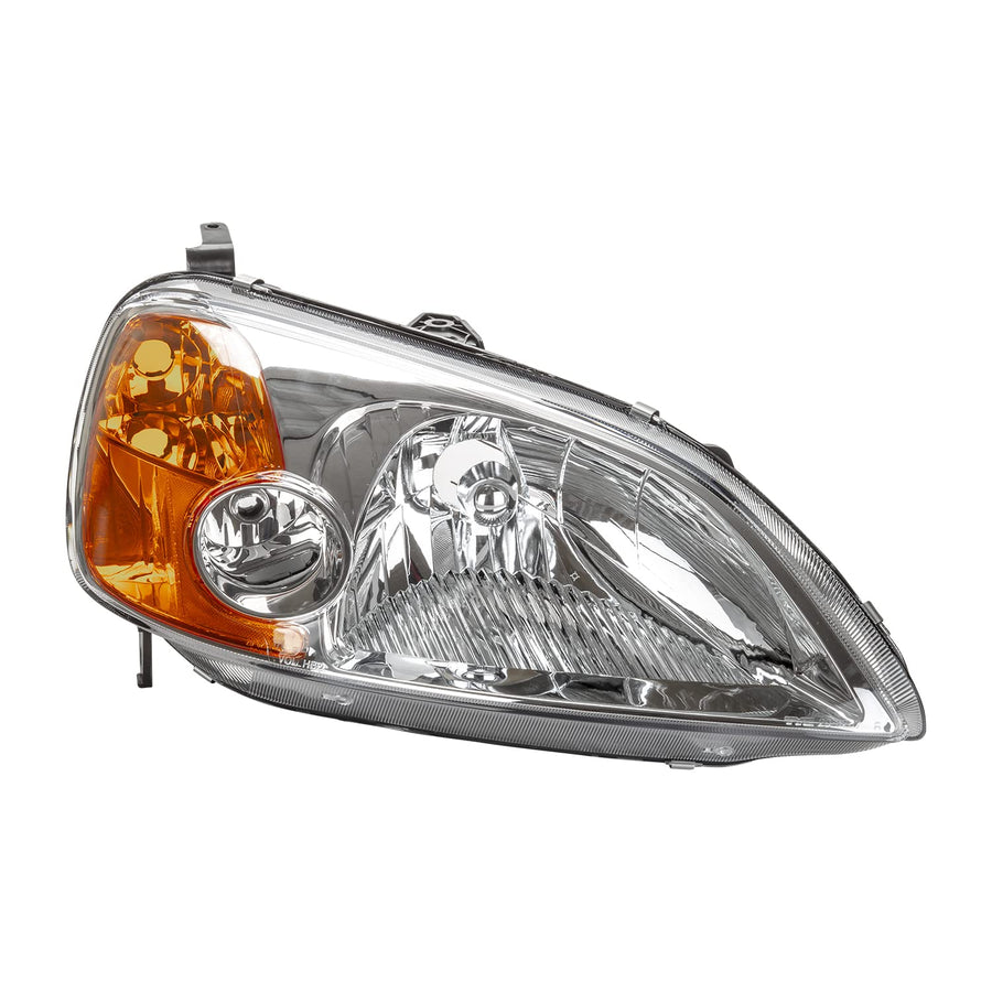 Right TYC Headlight Assembly Compatible with 2001-2003 Honda Civic