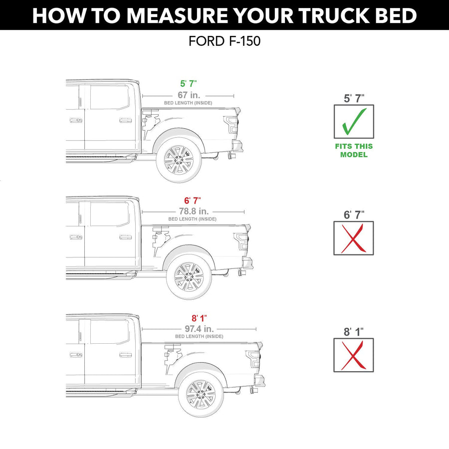 Retrax RetraxPRO MX Retractable Truck Bed Tonneau Cover | 80371 | Fits 2009 - 2014 Ford F-150 Super Crew & Super Cab 5' 7" Bed (67")