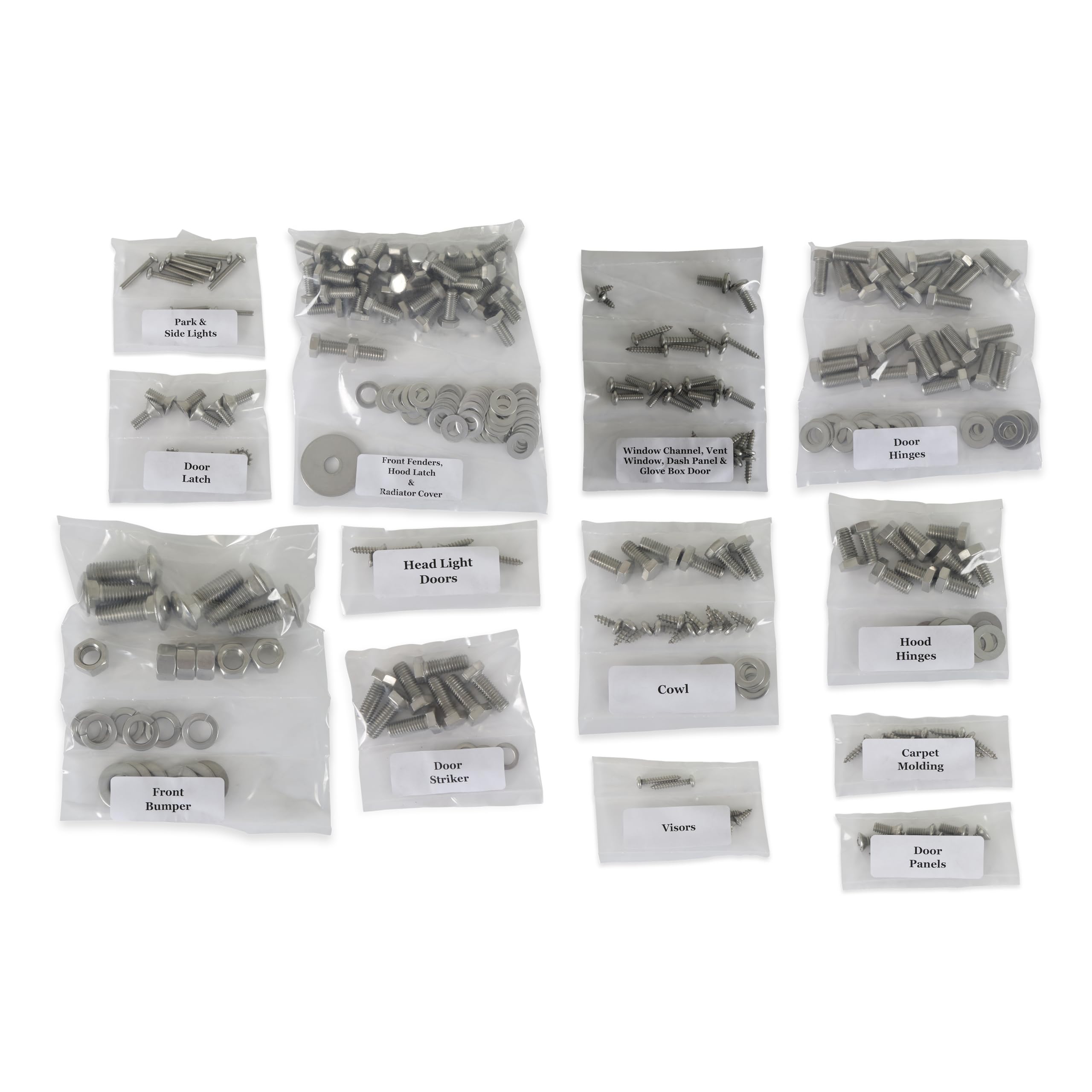 CCBKHEX-72 Brothers Trucks Cab Bolt Kit - Stainless Steel Hex Head