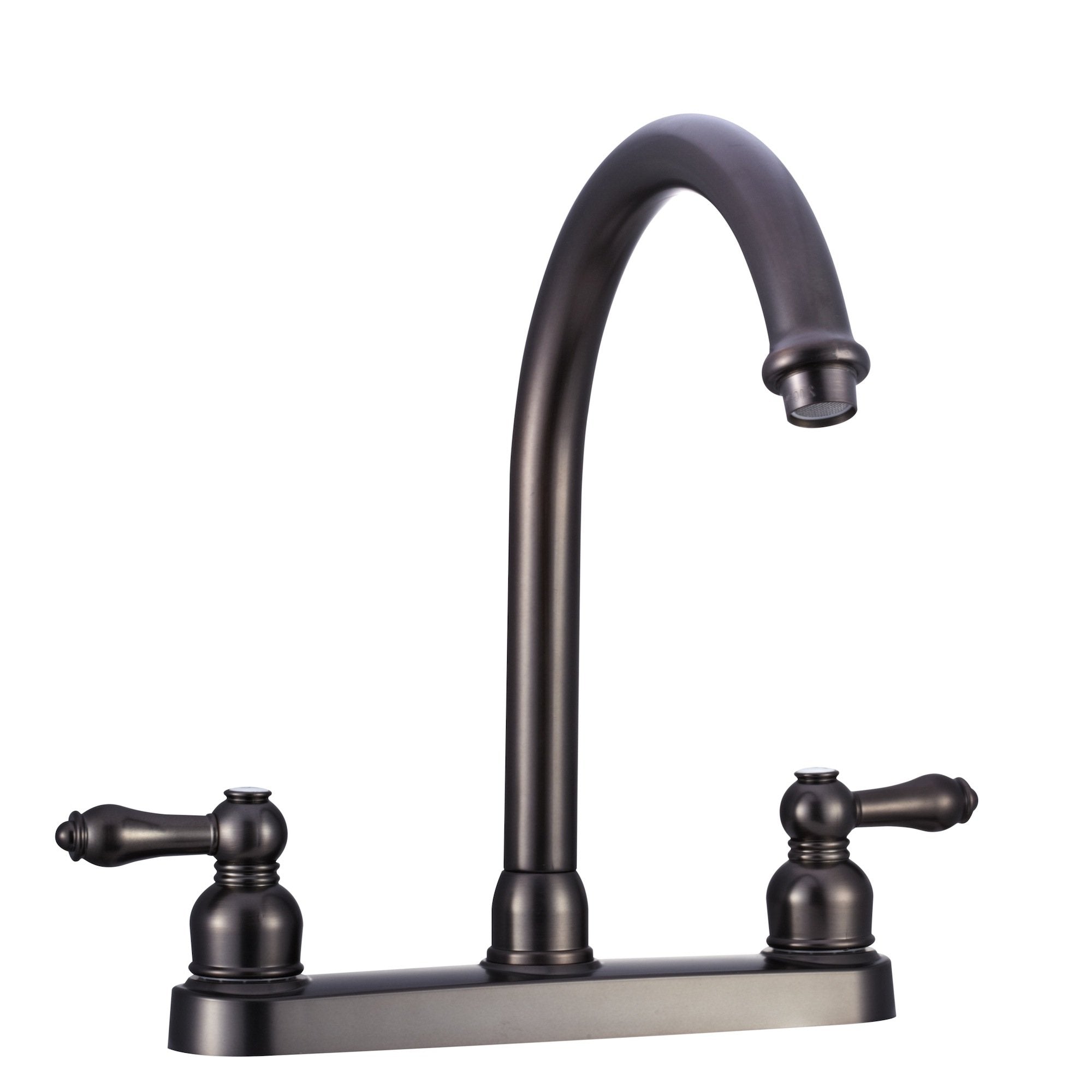 Dura Faucet RV DF-PK340L-VB Non-Metallic Kitchen Sink J-Spout Faucet (Venetian Bronze)