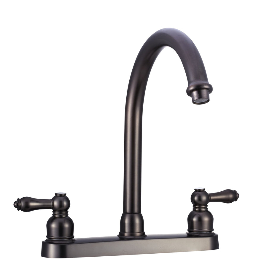 Dura Faucet RV DF-PK340L-VB Non-Metallic Kitchen Sink J-Spout Faucet (Venetian Bronze)