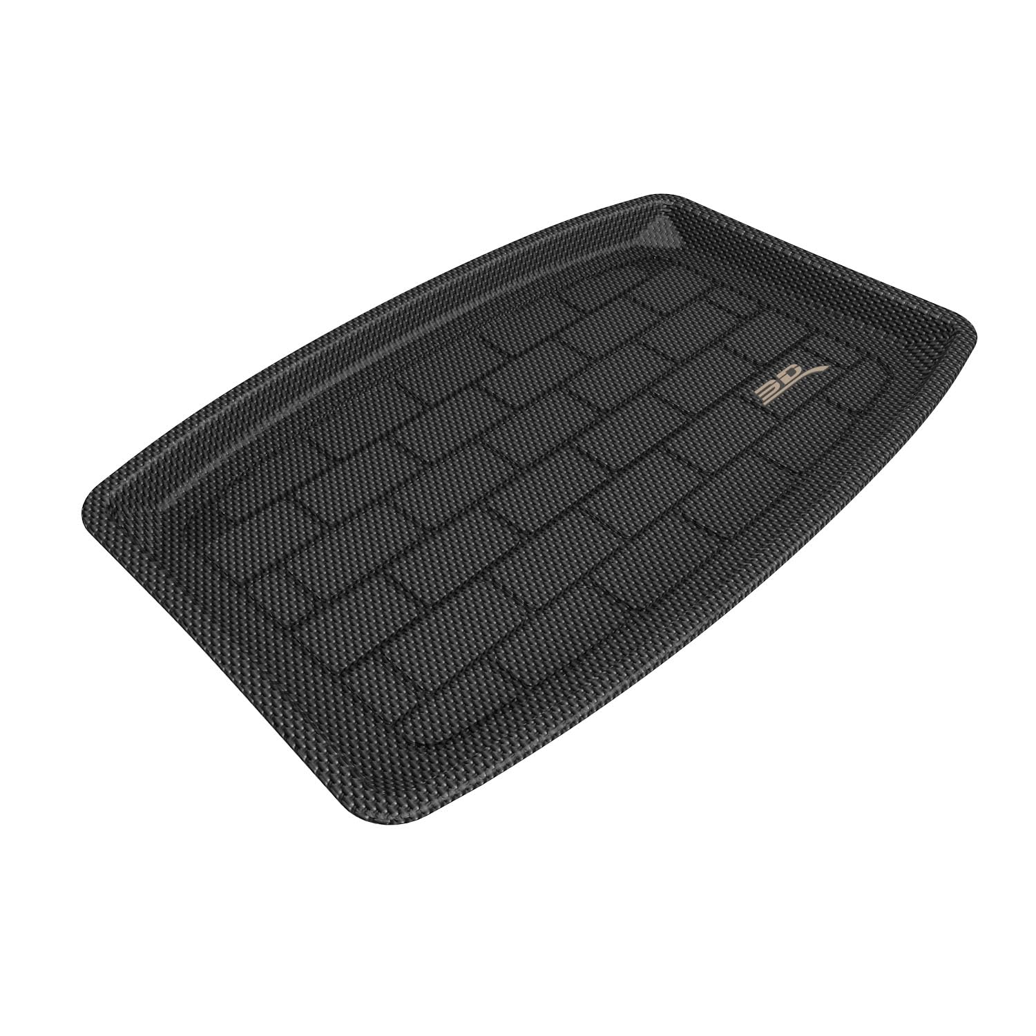 3D MAXpider Kagu Custom Fit Foldable Rear Lower Cargo Liner (Black) Compatible with Tesla Model 3 Highland 2024-2026 - Rear Lower Cargo Liner