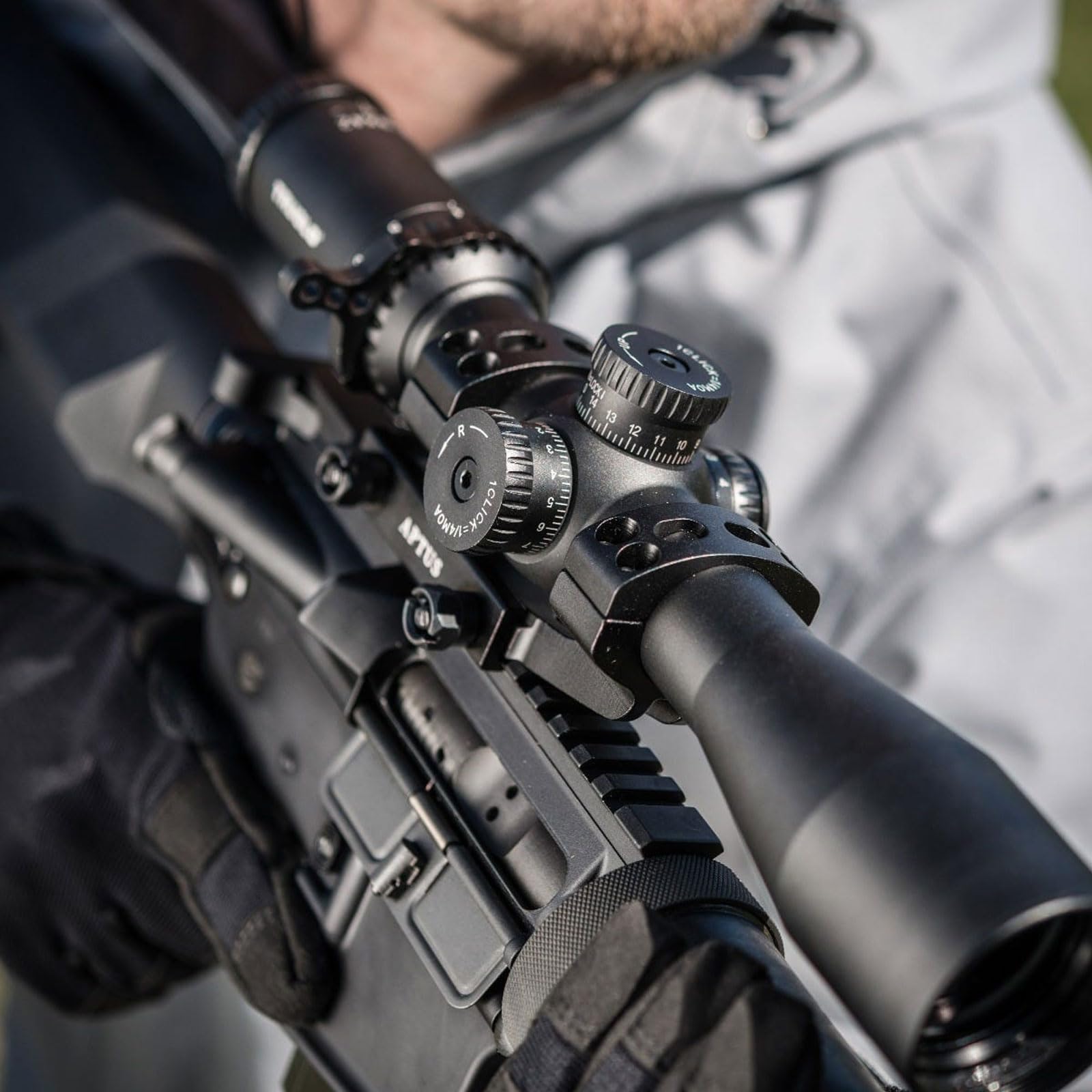 Eminus TRUGLO Tactical Hunting Shooting Durable Waterproof Fogproof Shock Resistant 30mm One-Piece Aluminum Tube Illuminated TacPlex-MOA Reticle Riflescope | Flip-Up Lens Cap Included | 3-9 x 42mm