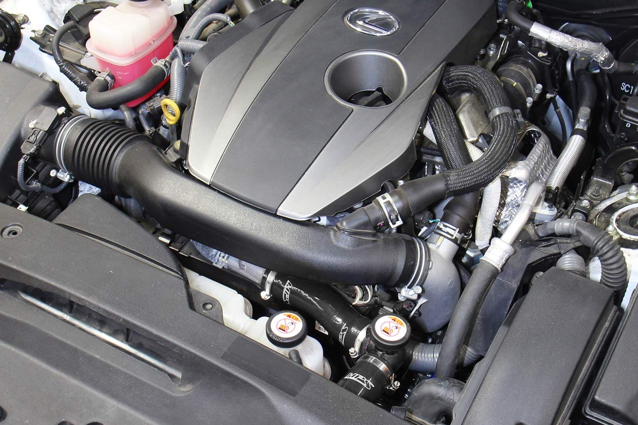 HPS Reinforced Black Silicone Radiator Coolant Hose Kit 57-1829-BLK