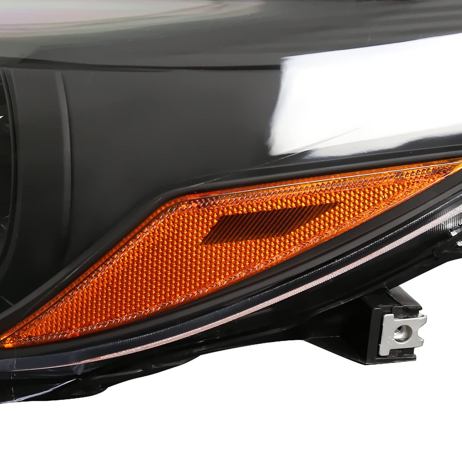 Black Projector Headlights SPEC-D TUNING Compatible with 2015-2017 Toyota Camry, Left + Right Pair Headlamps Assembly