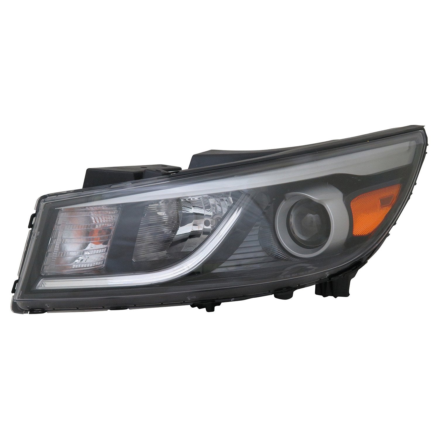Left TYC Headlight Assembly Compatible with 2015-2018 Kia Sedona