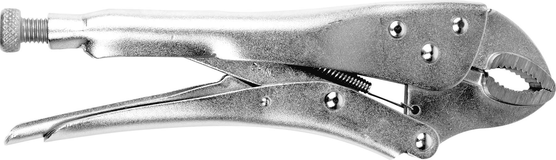 W30752 Performance Tool 5-Inch Curved Jaw Locking Pliers, Chrome