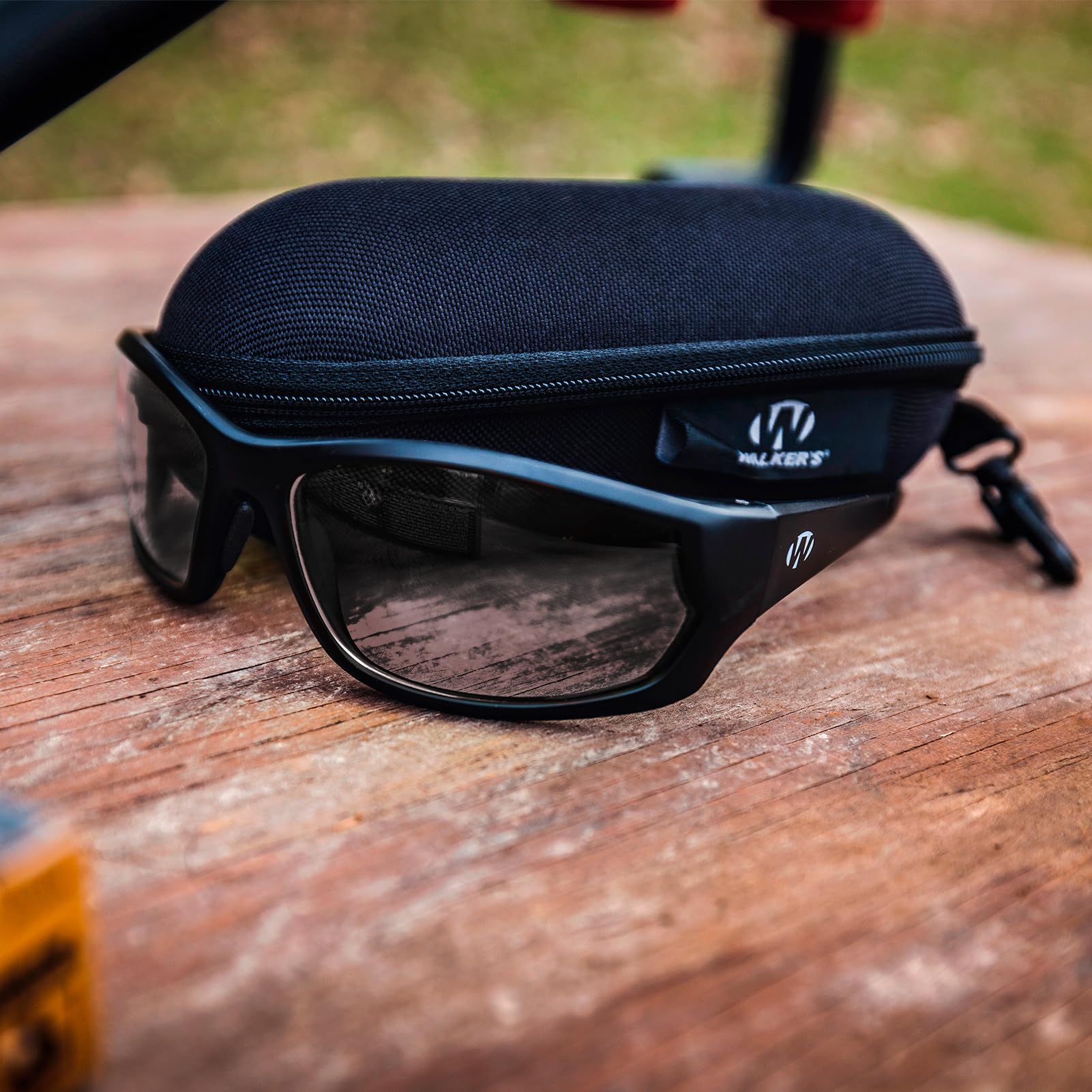 Carbine Walker's Full-Frame Shooting Glasses with Case (Clear)
