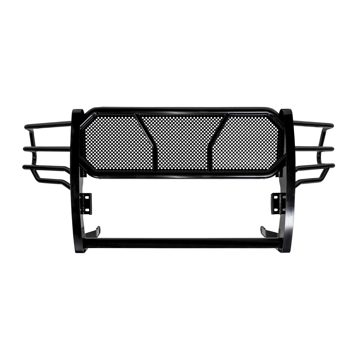 Grille Guard TrailFX with Brush Guard Fits Ram 2500 2010-2018 Extreme HD Black 1-Piece Steel DualStage Gloss Black Powder Coat Bolt-On Grille Guard 2720229103