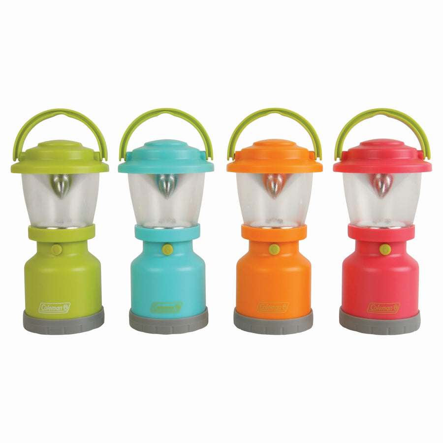 Kids Coleman Adventure Mini LED Lantern, Handheld Children's Lantern with Lifetime LED Bulbs, 16 Hrs Run Time, Water-Resistant Design (Colors May Vary)