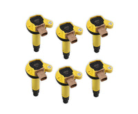 SuperCoil ACCEL 140646-6 Ignition Coil - Yellow - 6-Pack (3-Pin)