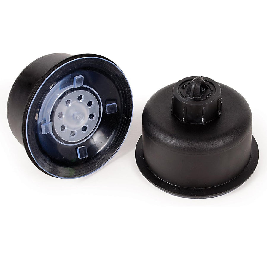 Camco 44850 Suction Cup Mount Gen-Turi, Helps Stabilize Exhaust System to Your RV, Camper or Trailer, No Drilling Required (Pack of 2), Black