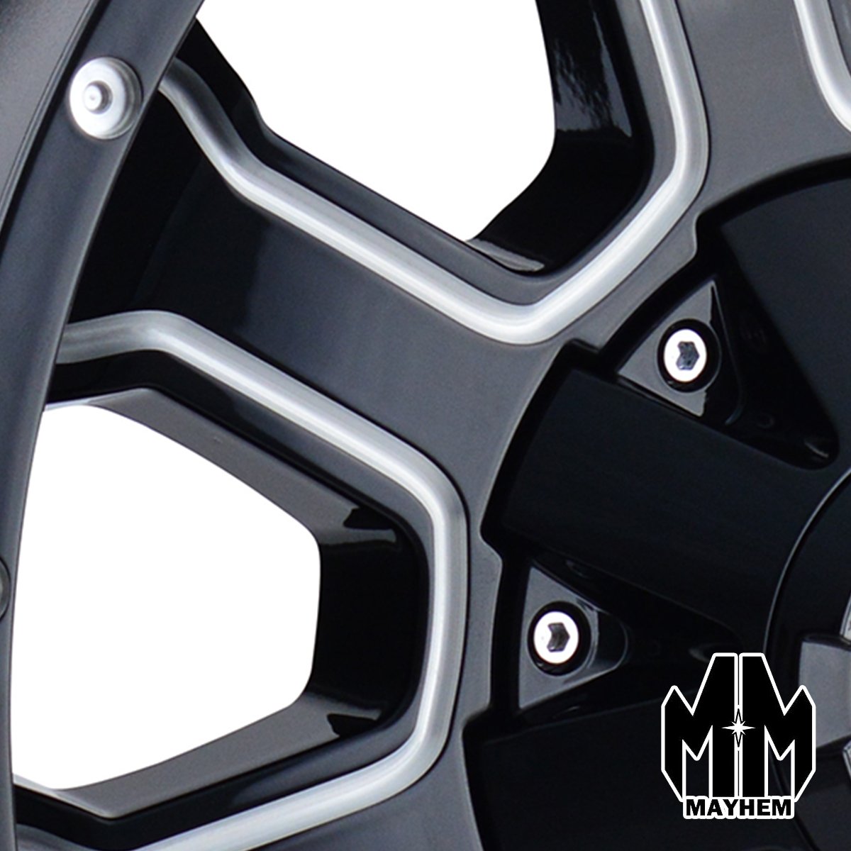Fierce Mayhem Wheel with Milled Finish (20x9"/8x124.206mm, 0mm offset)