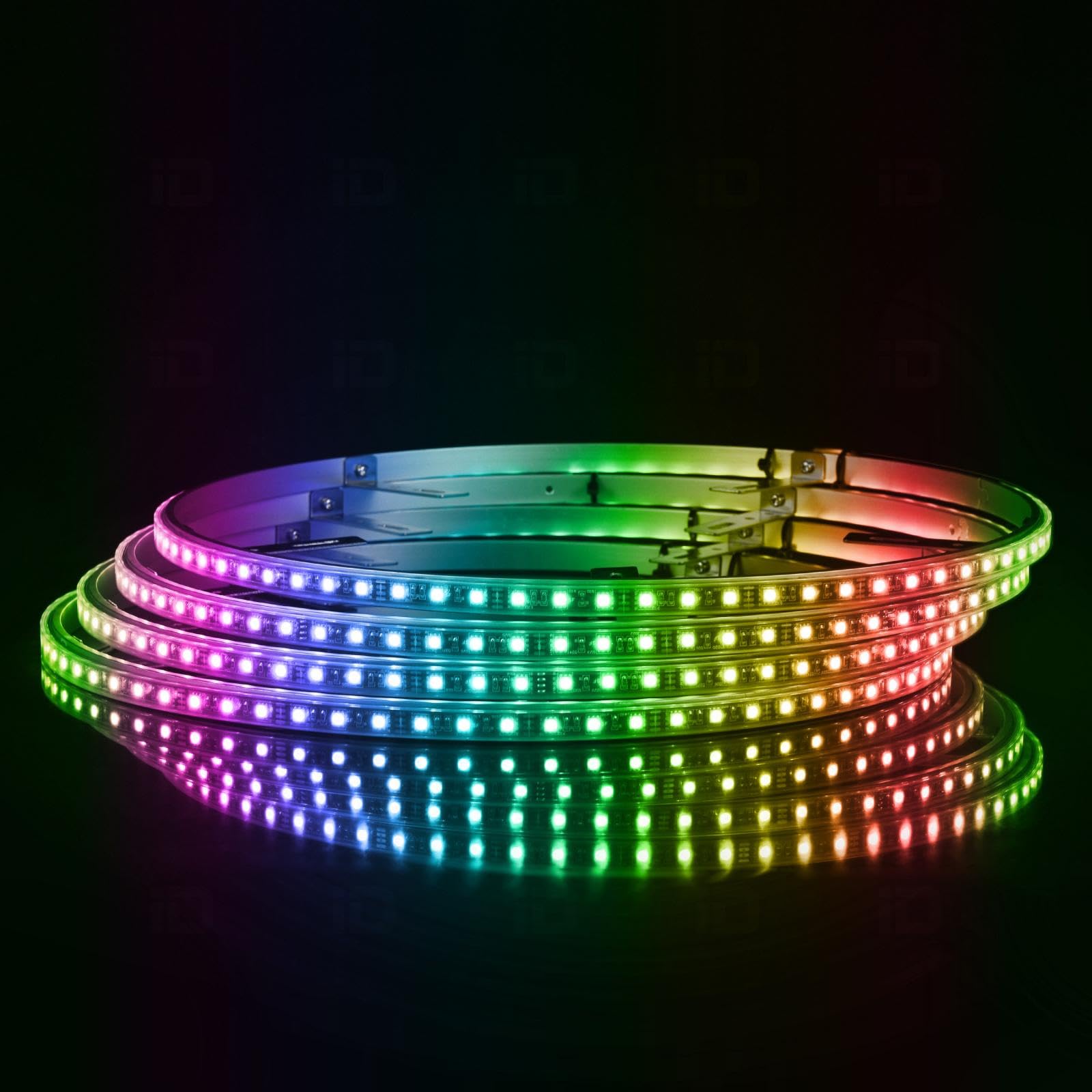 Race Sport Lighting ColorSMART RSCSWL17-C Bluetooth Controlled 17inch LED Wheel Light Kits with 16 Million colors with Chasing Function