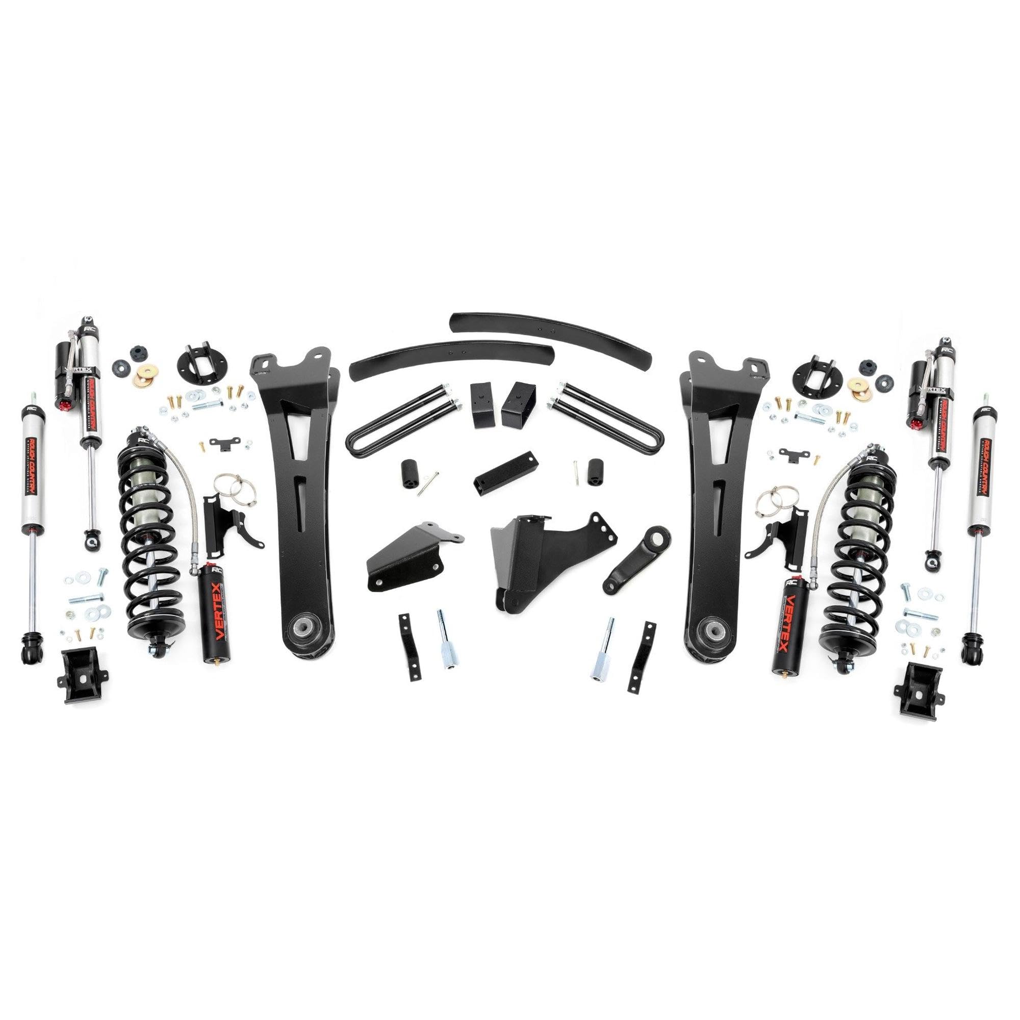 6" Rough Country Coilover Lift Kit for 05-07 Ford Super Duty| Radius Arm - 53659