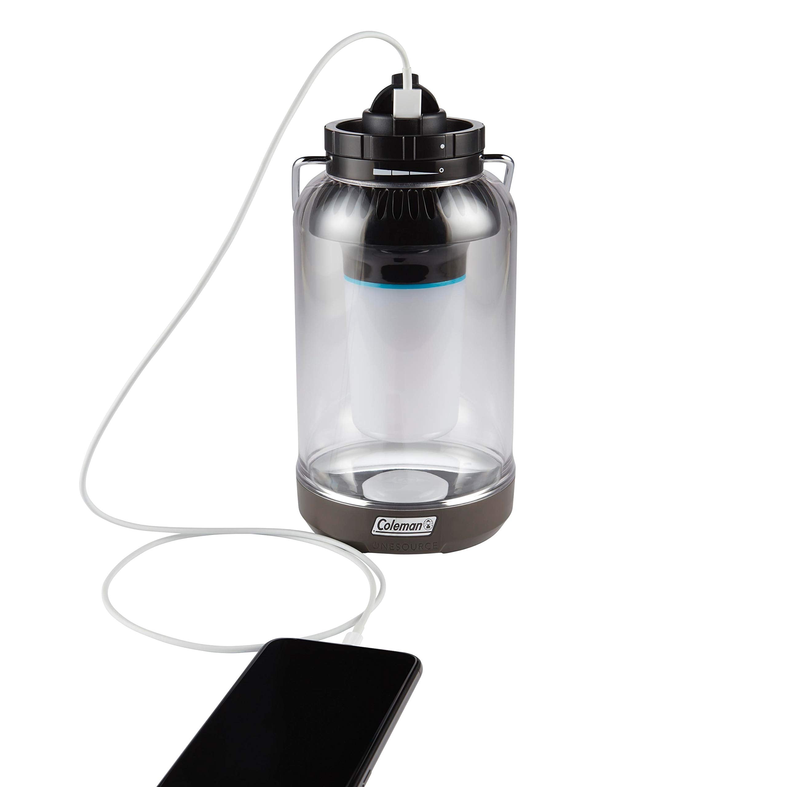 Coleman Rechargeable OneSource Camping Lights, High to Low Adjustable Beam, Durable & Waterproof, Ideal for Emergency, Survival and Outdoor Activities