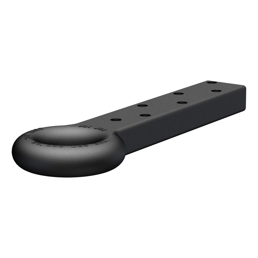 CURT Black Steel Pintle Hitch 48510 Lunette Ring 3-Inch ID, 22,000 lbs