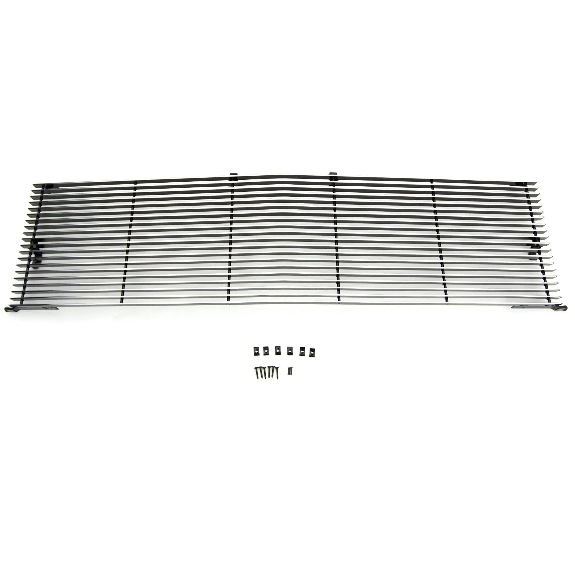 Horizontal T-Rex 20015 Aluminum Polished Finish Replacement Billet Grille for Chevrolet Chevy/GMC Pickup