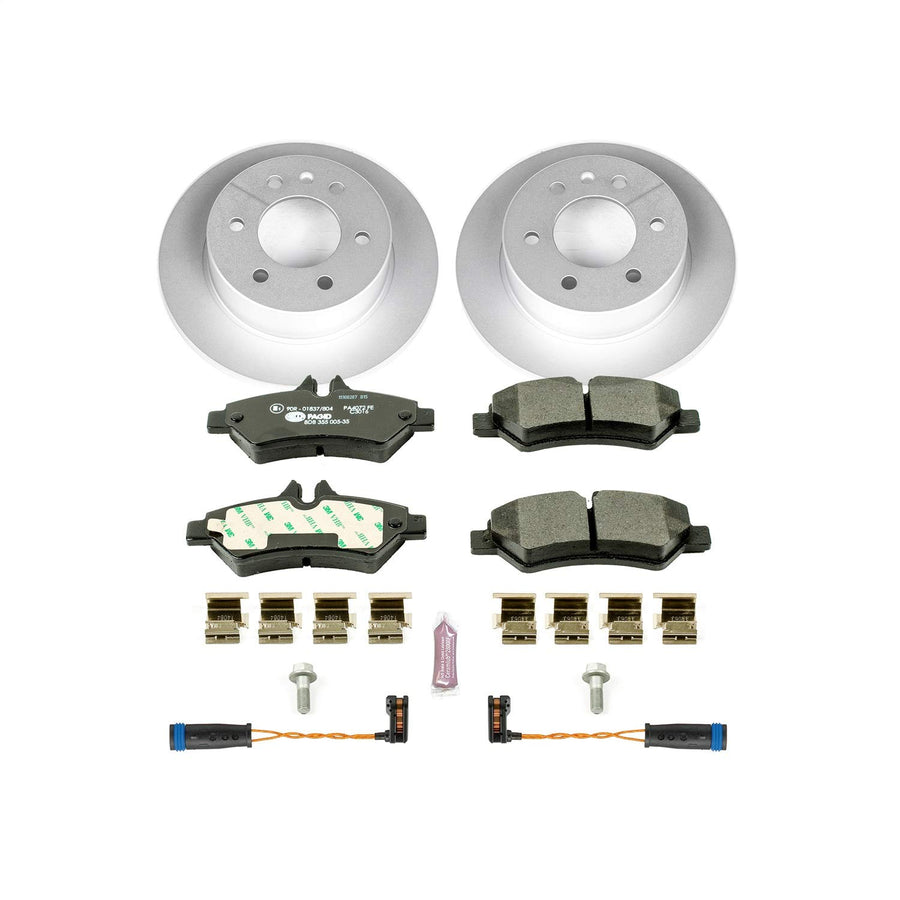 Power Stop ESK6197 Euro-Stop Rear Brake Kit For Benz Sprinter, Freightliner Sprinter 2500, Freightliner Sprinter 3500, Sprinter 2500, Sprinter 3500 [Model Specific]