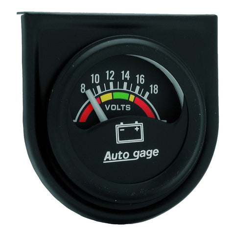 AUTO METER Autogage 2356 Electric Voltmeter Gauge , 1.500 in.