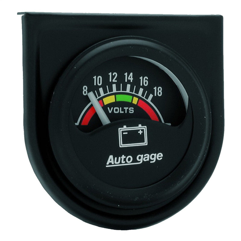 AUTO METER Autogage 2356 Electric Voltmeter Gauge , 1.500 in.
