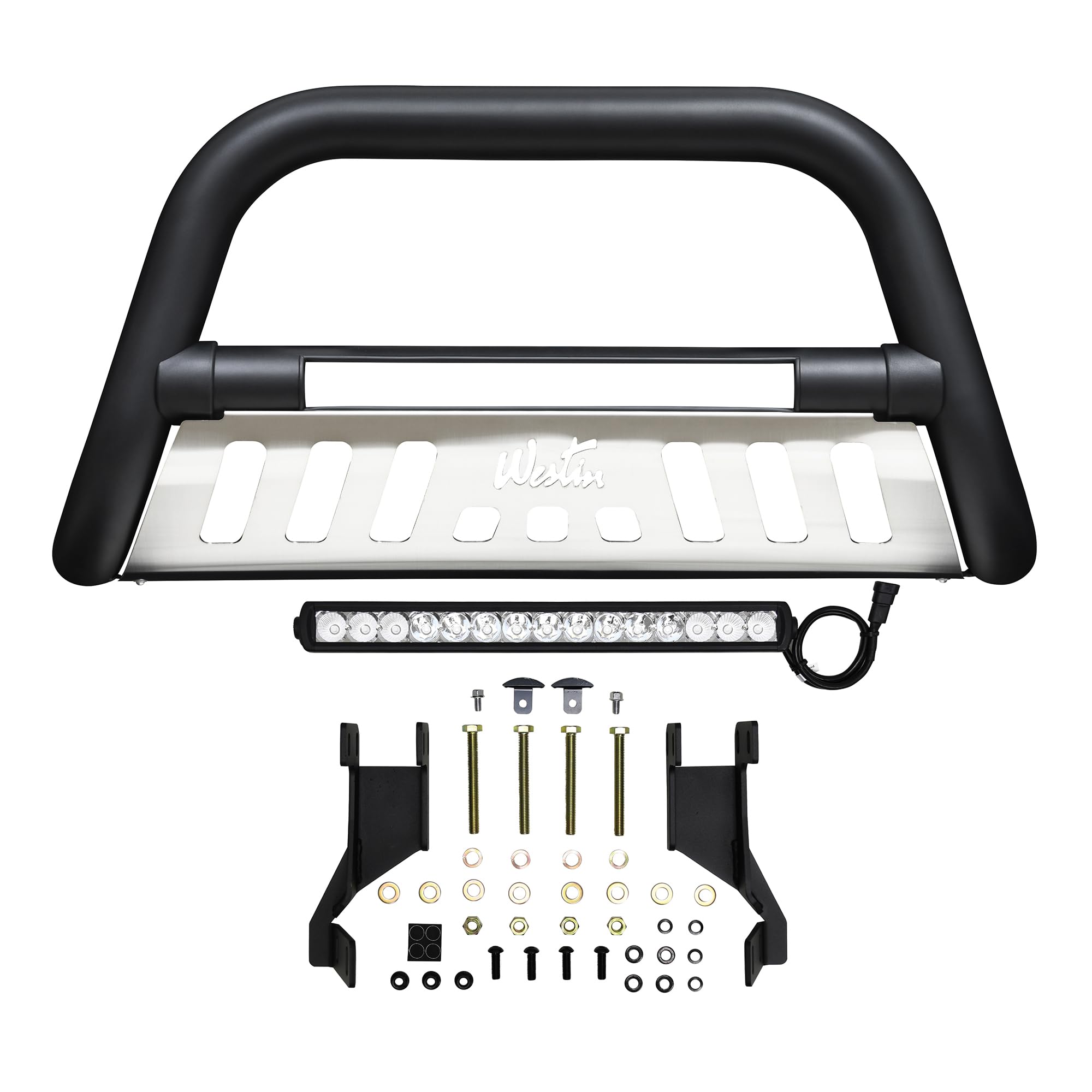 32-4025L Westin Ultimate LED Bull Bar fits 2019-2024 Ram 2500 3500 Textured Black