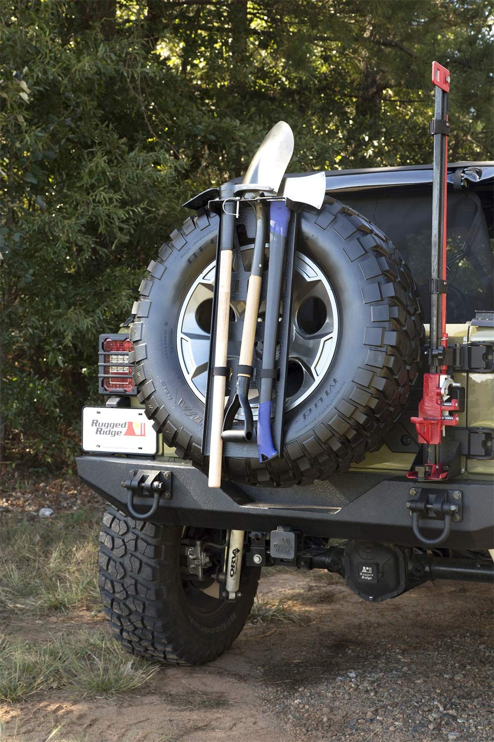 Spare Tire Tool Rack System | Rugged Ridge | 13551.63