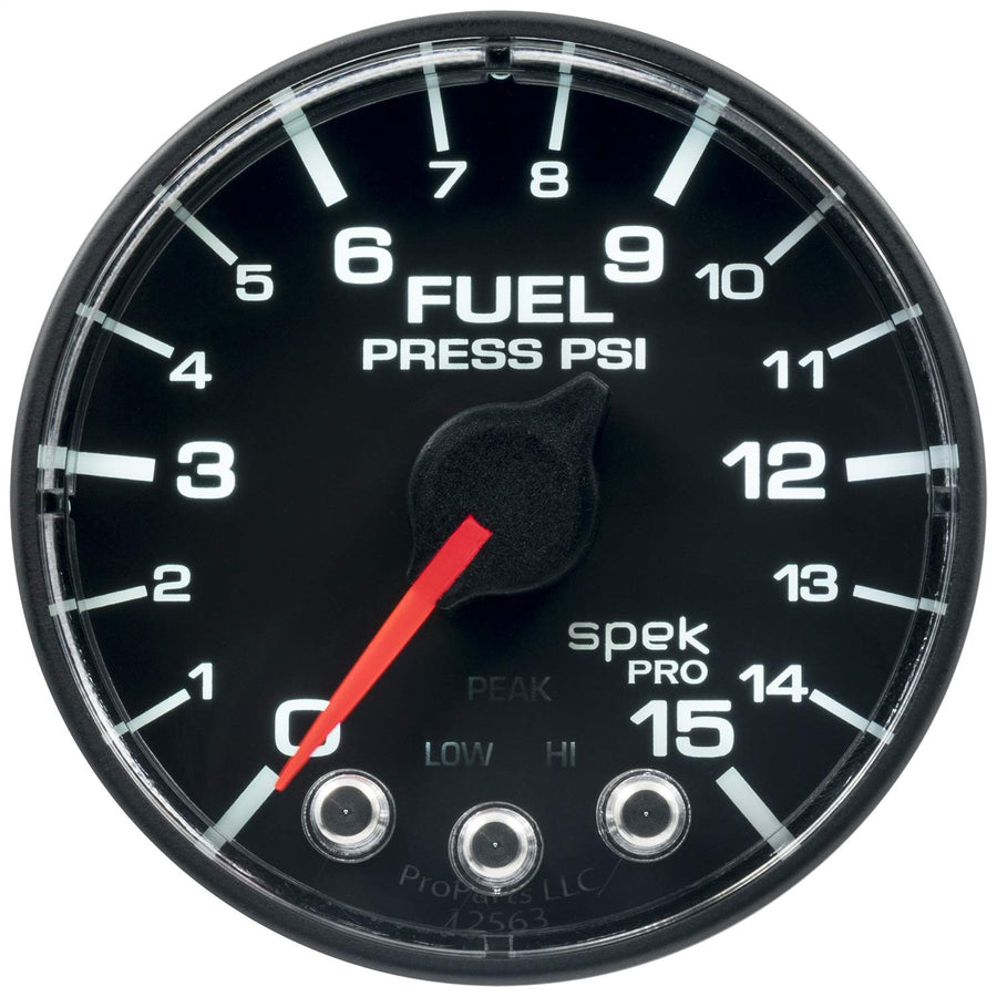 P515328 AUTO METER Spek-Pro - Nascar Instrument Panel Fuel Pressure Gauge