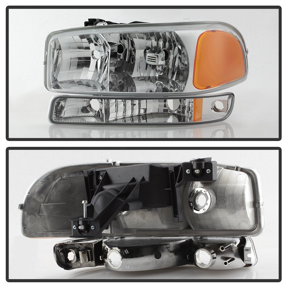 GMC Sierra 1500 fits Spyder Automotive 9037481 Cystal Headlights