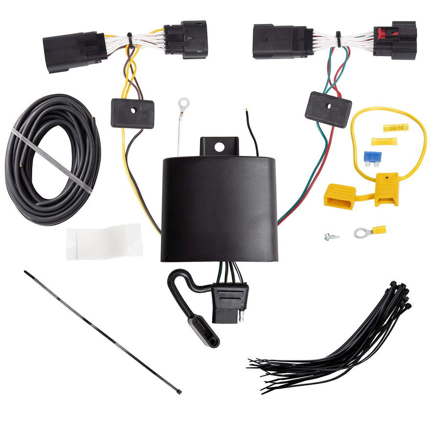 T-One® Tekonsha Harness, 4-Way Flat, Compatible with Select Lincoln Nautilus