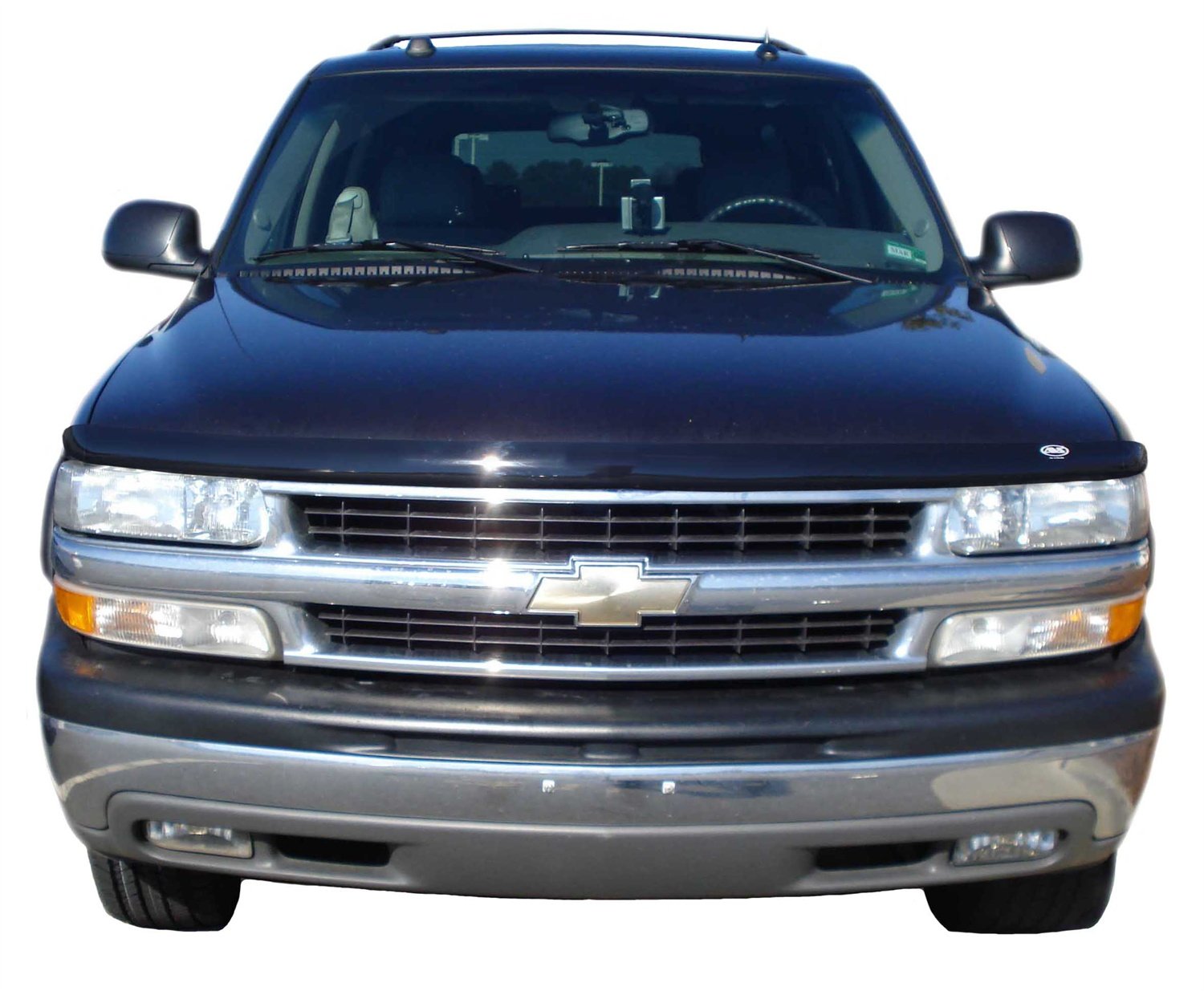 Hoodflector Bug Shield / Hood Protector Auto Ventshade [AVS] | Fits 88-99 Chevrolet & GMC C/K1500, 2500, 3500, 92-99 Yukon & Suburban, 92-94 Blazer + More, 1 pc. | Dark Smoke - 21851