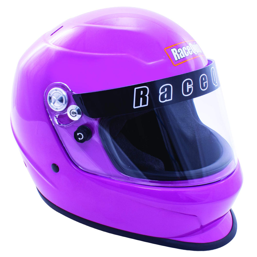 RaceQuip Auto Racing Helmet Full Face Model SFI 24.1 Pro Youth Junior Kids Hot Pink 2268896