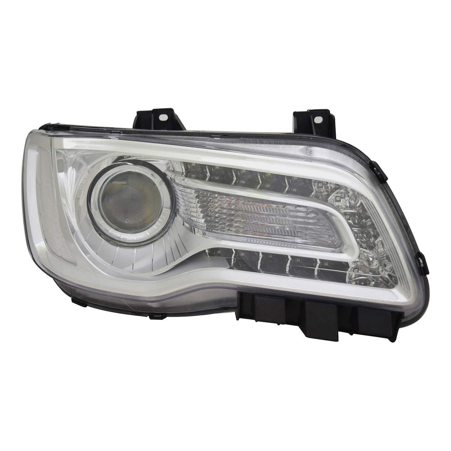 Right TYC Headlight Assembly Compatible with 2018-2021 Chrysler 300