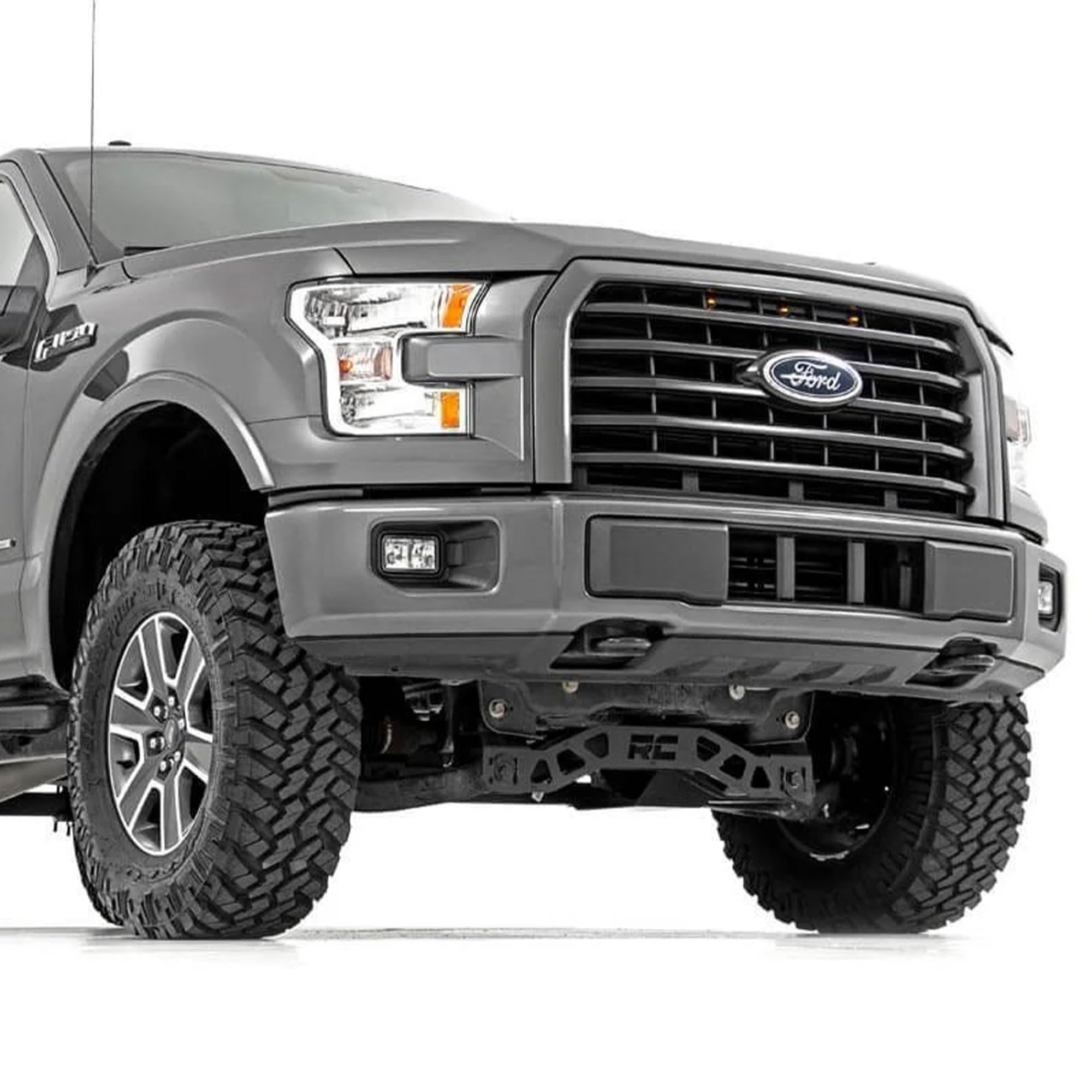 4" Rough Country Suspension Lift Kit with M1 Lifted Struts & M1 Rear Shocks for Ford F-150 4WD (2015-2020)