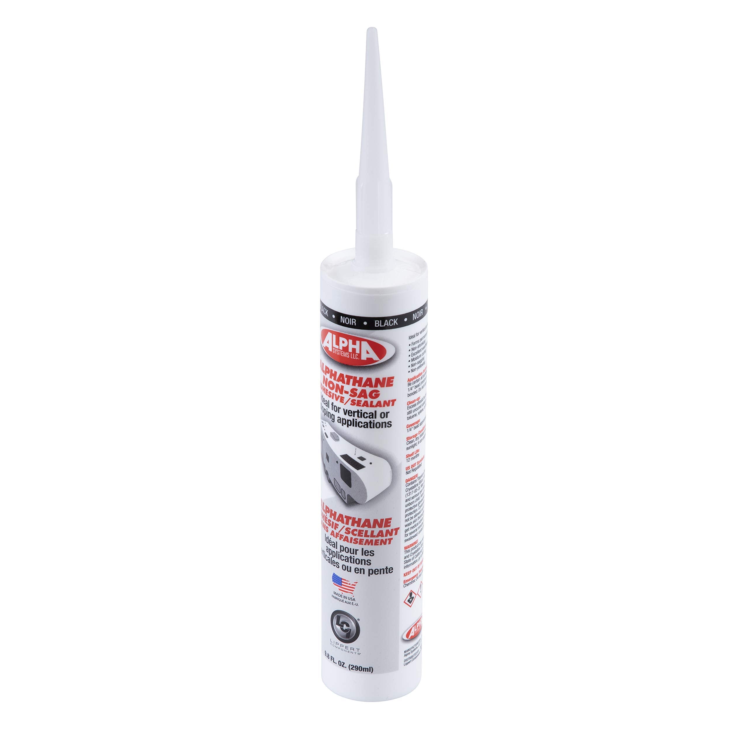 Non-Sag Sealant 5160 ALPHATHANE for 5th Wheel RVs, Travel Trailers and Motorhomes