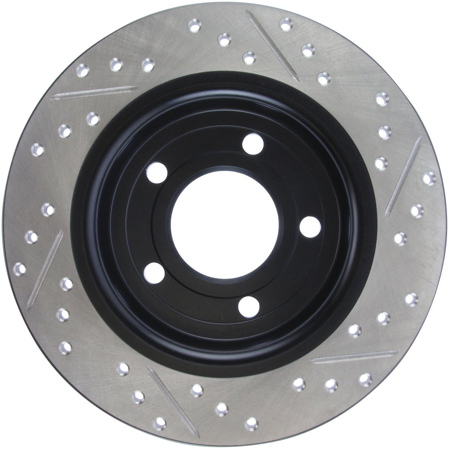 Sport Drilled/Slotted Brake Rotor StopTech 127.45067R (Rear Right), 1 Pack