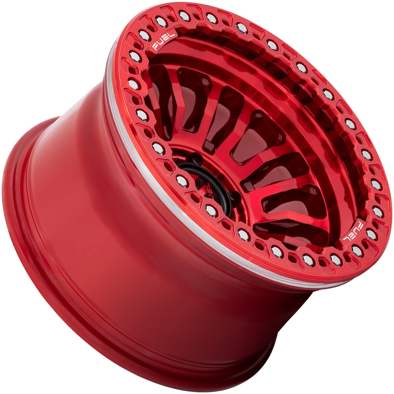 FC125 RINCON FUEL OFF-ROAD BEADLOCK 17X9 6X5.5 3.5-38mm CANDY RED - FC125QX17906838N