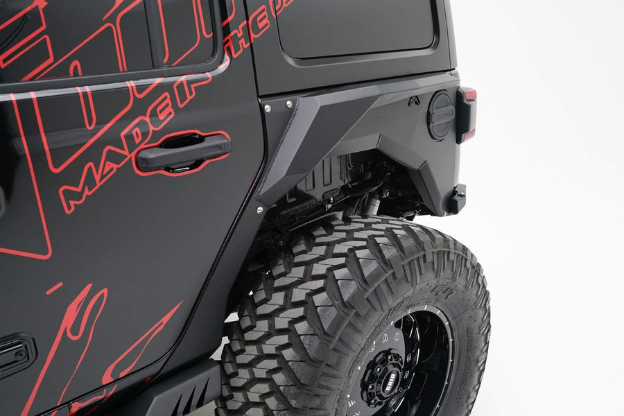 18-C Wrangler Jl Fully Assembled Fab Fours Rear Fenders