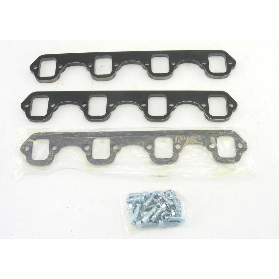 H7841 Patriot Exhaust 1-5/8 x 1-3/4 Rectangle Header Flange for Small Block Ford