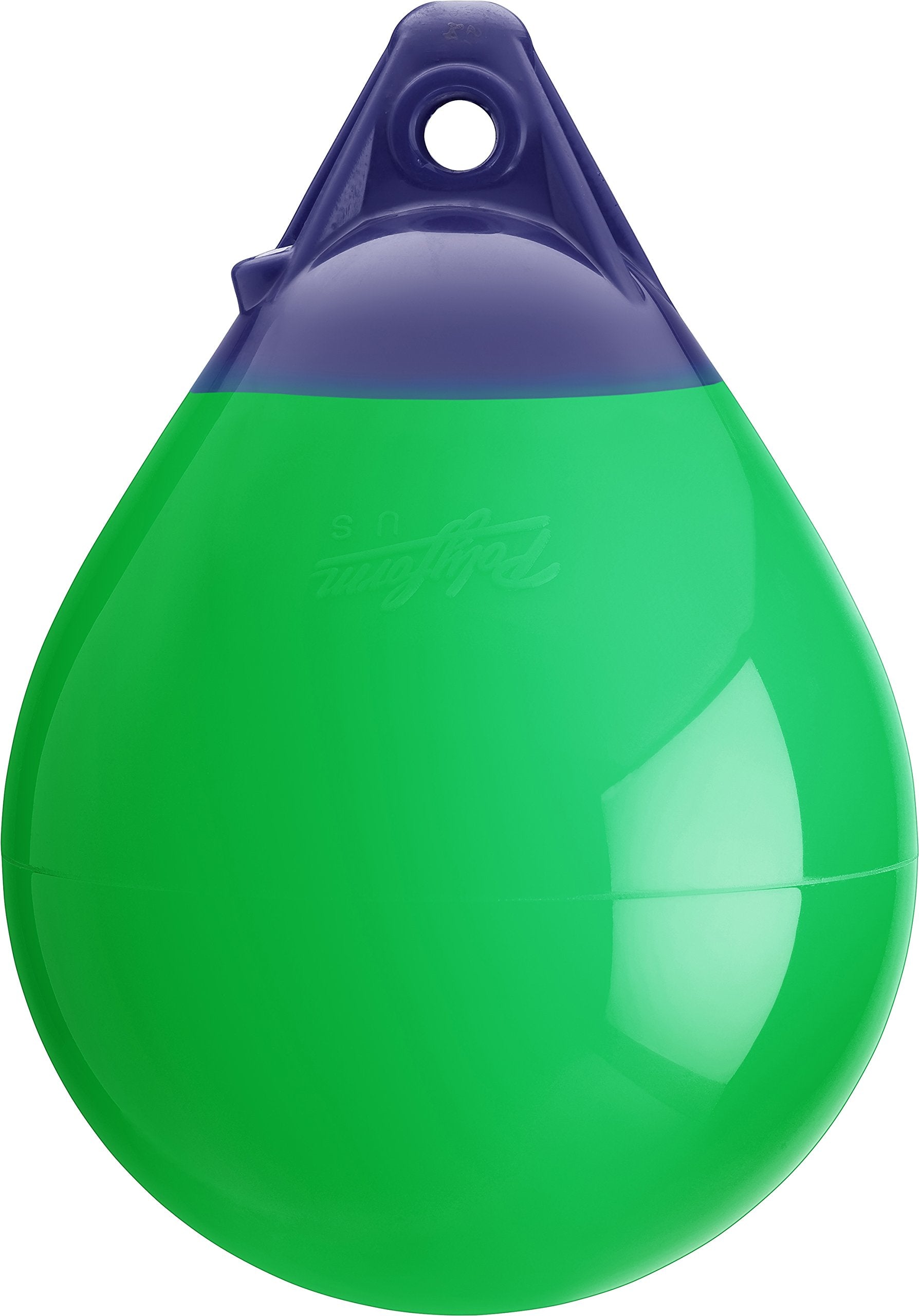 Polyform A Series US Buoy Boat Fenders, 20.5" x 27", Green