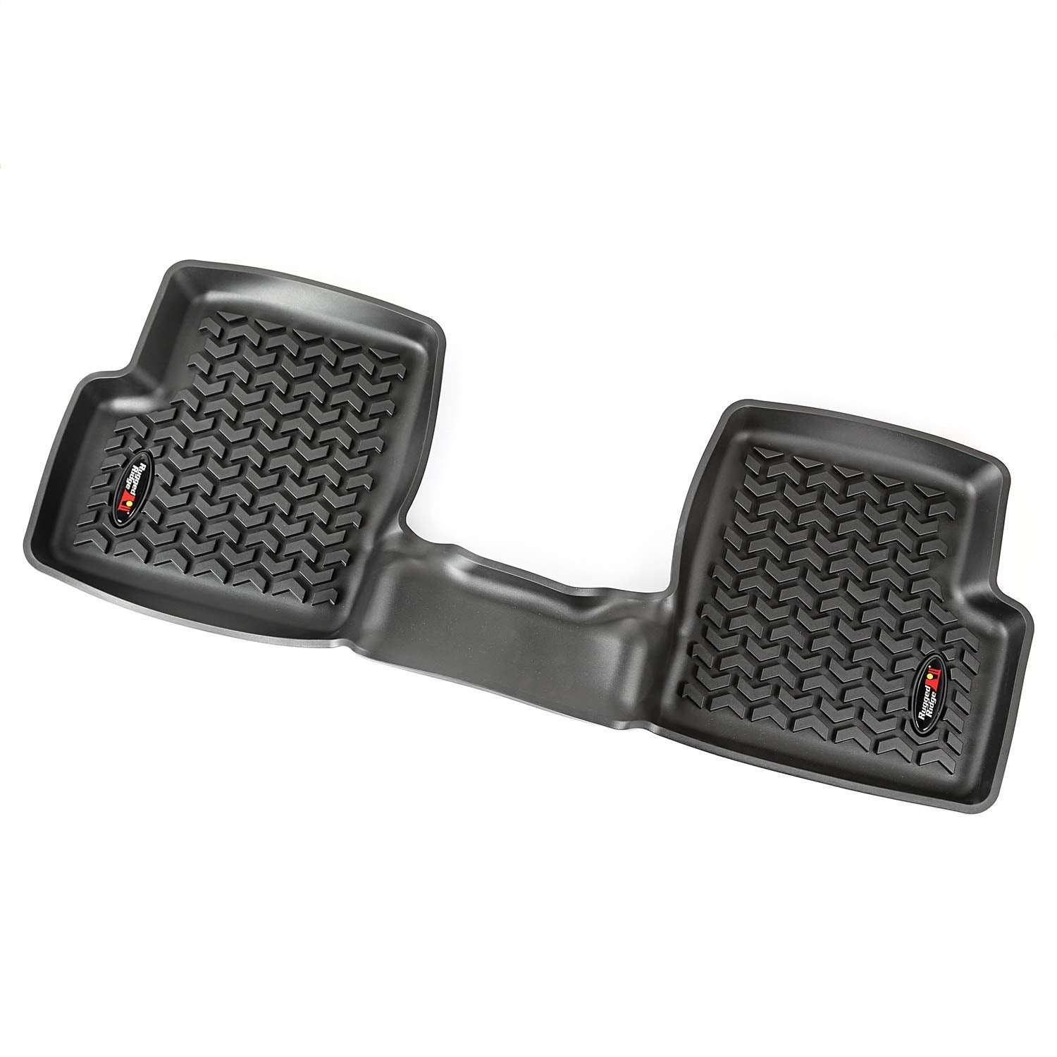 All-Terrain Rugged Ridge Floor Liners for Various Jeep Models | Rear, Black | 12950.37 | Fits 2015-2017 Renegade Latitude/Limited/North/Sport/Trailhawk; 2016 Renegade Dawn of Justice/75th Anniversary