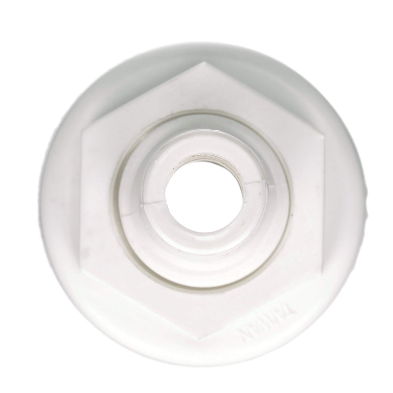 Polypropylene attwood 3873-3 Straight Thru-Hull Connector for Boating Plumbing Fittings, White Finish