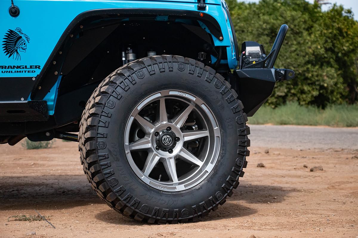 Gun Metal ICON Alloys Bandit, 20 x 10/5 x 5, 24mm Offset, 4.5" BS, 6020107345GM