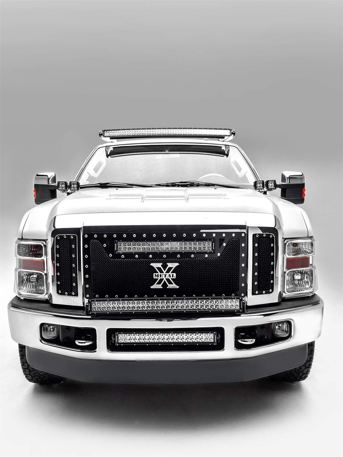 ZROADZ Black Front Bumper LED Bracket 2008-2010 F250/350 Z325631