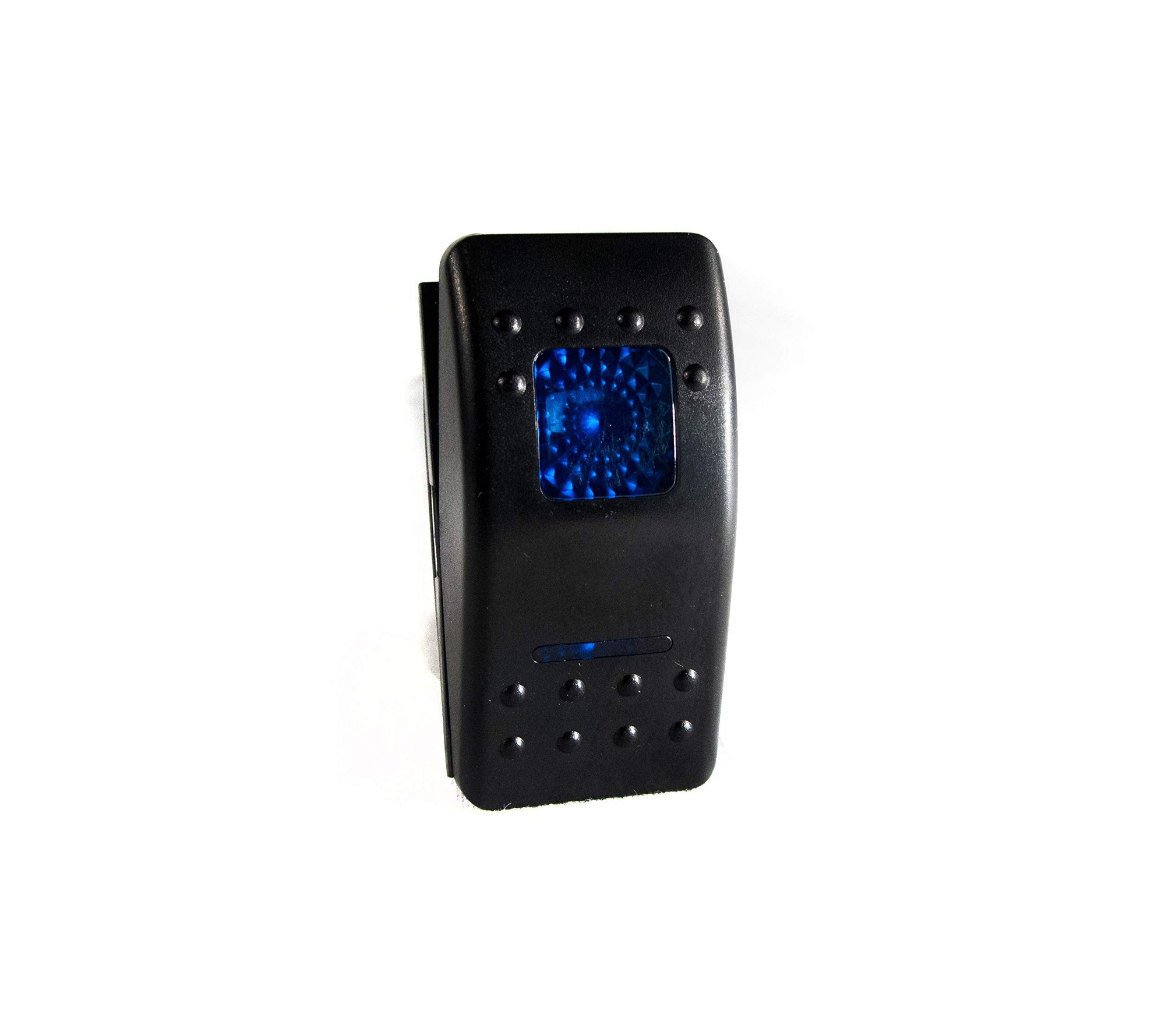 Race Sport RS-RP12VB Lighting LED Rocker 12V Switch (Blue)