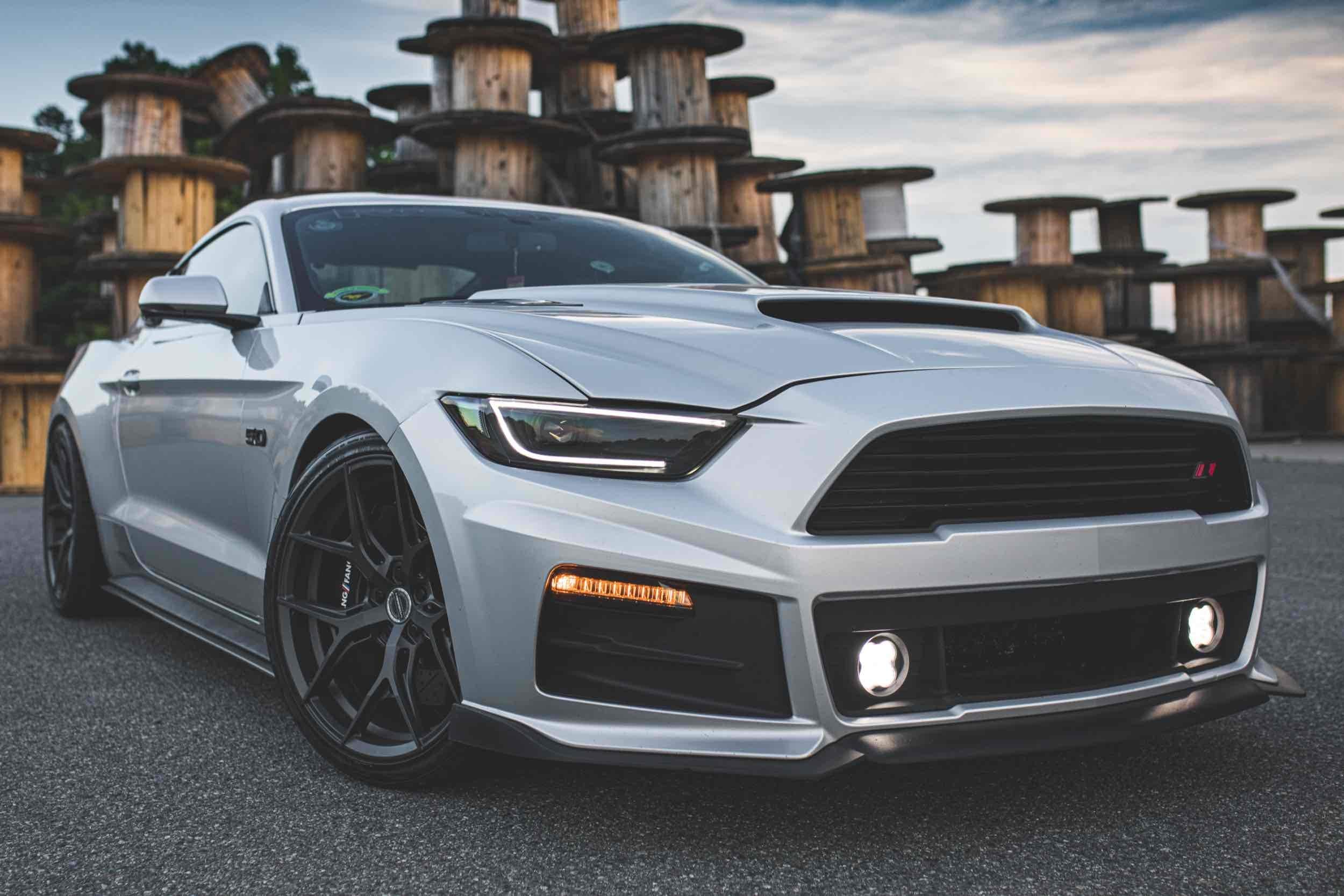 Morimoto LED XB Headlights, Plug and Play Headlight Housing, Fits Ford Mustang (15-17), DOT Approved Complete LED Assembly, White DRLs & Sequential Turn Signals, UV Coated Lenses (1x LF410-ASM)
