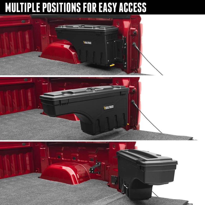 UnderCover Swingcase RealTruck Truck Bed Storage Box | SC206P | Fits 2019 - 2022 Ford Ranger Passenger Side