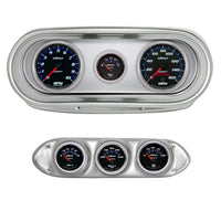 AutoMeter Dash Kit Direct Fit, Nova 62-65, Tach/Mph/Fuel/Oilp/Wtmp/Volt, Cobalt (2127-05)