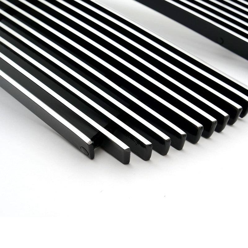 Billet Grille Compatible with Chevrolet Silverado (2006-2007), Polished, 2 Pc, Overlay - PN #21106